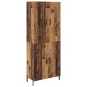 VidaXL Highboard Staré drevo 69,5 x 34 x 180 cm Kompozitné drevo