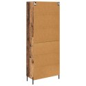 VidaXL Highboard Staré drevo 69,5 x 34 x 180 cm Kompozitné drevo