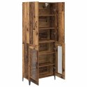 VidaXL Highboard Staré drevo 69,5 x 34 x 180 cm Kompozitné drevo