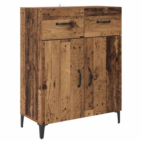 VidaXL Highboard Staré drevo 69,5 x 34 x 180 cm Kompozitné drevo