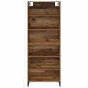 VidaXL Highboard Staré drevo 69,5 x 34 x 180 cm Kompozitné drevo