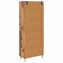 VidaXL Highboard Staré drevo 69,5 x 34 x 180 cm Kompozitné drevo