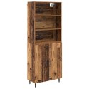 VidaXL Highboard Staré drevo 69,5 x 34 x 180 cm