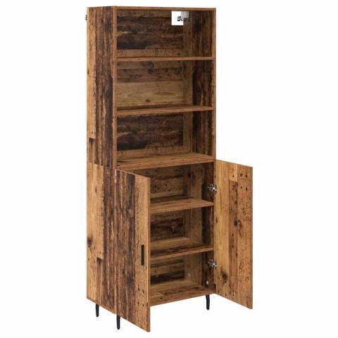 VidaXL Highboard Staré drevo 69,5 x 34 x 180 cm