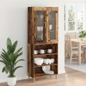 VidaXL Highboard Staré drevo 69,5 x 34 x 180 cm