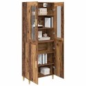 VidaXL Highboard Staré drevo 69,5 x 34 x 180 cm