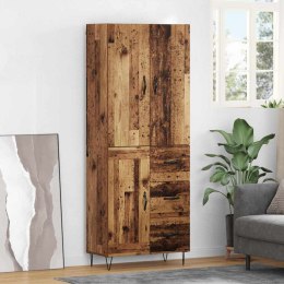 VidaXL Highboard so zásuvkou 2 pcs Staré drevo Kompozitné drevo