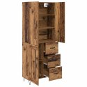 VidaXL Highboard so zásuvkou 2 pcs Staré drevo Kompozitné drevo