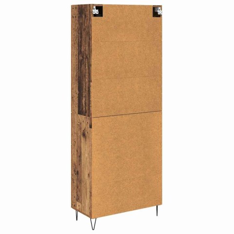 VidaXL Highboard so zásuvkou 2 pcs Staré drevo Kompozitné drevo