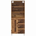 VidaXL Highboard so zásuvkou 2 pcs Staré drevo Kompozitné drevo