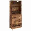 VidaXL Highboard so zásuvkou 2 pcs Staré drevo Kompozitné drevo