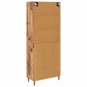 VidaXL Highboard so zásuvkou 2 pcs Staré drevo Kompozitné drevo