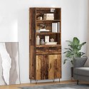 VidaXL Highboard so zásuvkou 2 pcs Staré drevo Kompozitné drevo