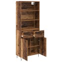 VidaXL Highboard so zásuvkou 2 pcs Staré drevo Kompozitné drevo