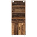 VidaXL Highboard so zásuvkou 2 pcs Staré drevo Kompozitné drevo