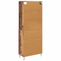 VidaXL Highboard so zásuvkou 2 pcs Staré drevo Kompozitné drevo