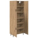 VidaXL Highboard 2 pcs Remeselný dub Drevovláknitá doska a sklo