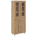 VidaXL Highboard 2 pcs Remeselný dub Kompozitné drevo