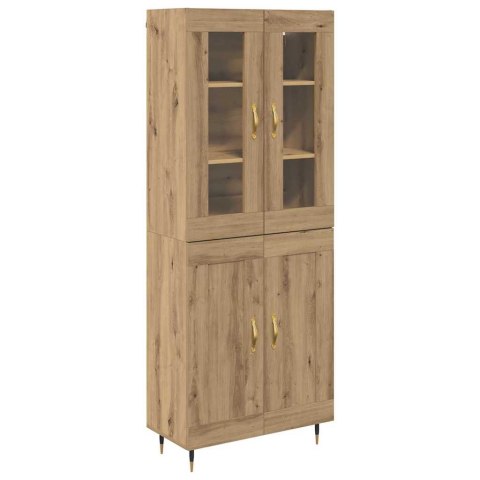 VidaXL Highboard 2 pcs Remeselný dub Kompozitné drevo