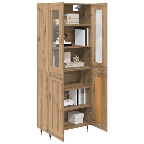 VidaXL Highboard 2 pcs Remeselný dub Kompozitné drevo