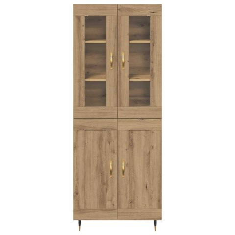 VidaXL Highboard 2 pcs Remeselný dub Kompozitné drevo