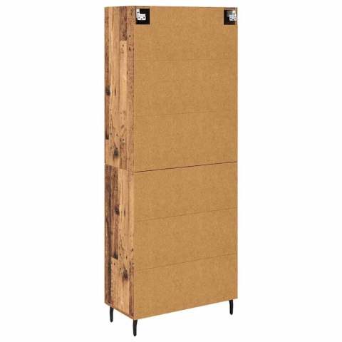 VidaXL Highboard 2 pcs Staré drevo Kompozitné drevo