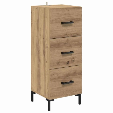 VidaXL Highboard Remeselný dub 34,5 x 34 x 180 cm Kompozitné drevo