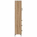 VidaXL Highboard Remeselný dub 34,5 x 34 x 180 cm Kompozitné drevo