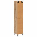 VidaXL Highboard Remeselný dub 34,5 x 34 x 180 cm Kompozitné drevo
