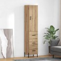 VidaXL Highboard Remeselný dub 34,5 x 34 x 180 cm Kompozitné drevo