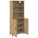 VidaXL Highboard Remeselný dub 69,5 x 32,5 x 180 cm Kompozitné drevo