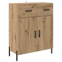 VidaXL Highboard Remeselný dub 69,5 x 32,5 x 180 cm Kompozitné drevo