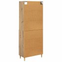 VidaXL Highboard Remeselný dub 69,5 x 32,5 x 180 cm Kompozitné drevo