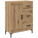 VidaXL Highboard Remeselný dub 69,5 x 34 x 180 cm Kompozitné drevo