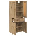 VidaXL Highboard Remeselný dub 69,5 x 34 x 180 cm Kompozitné drevo