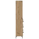 VidaXL Highboard Remeselný dub 69,5 x 34 x 180 cm Kompozitné drevo