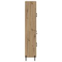 VidaXL Highboard Remeselný dub 69,5 x 34 x 180 cm Kompozitné drevo