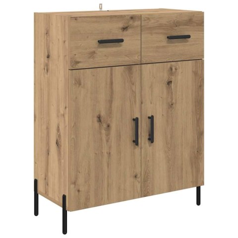 VidaXL Highboard Remeselný dub 69,5 x 34 x 180 cm Kompozitné drevo
