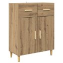 VidaXL Highboard Remeselný dub 69,5 x 34 x 180 cm Kompozitné drevo