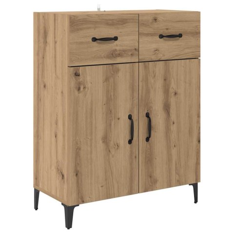 VidaXL Highboard Remeselný dub 69,5 x 34 x 180 cm Kompozitné drevo