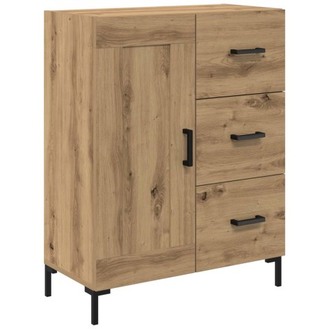 VidaXL Highboard Remeselný dub 69,5 x 34 x 180 cm Kompozitné drevo