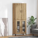 VidaXL Highboard Remeselný dub 69,5 x 34 x 180 cm Kompozitné drevo