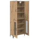 VidaXL Highboard Remeselný dub 69,5 x 34 x 180 cm Kompozitné drevo