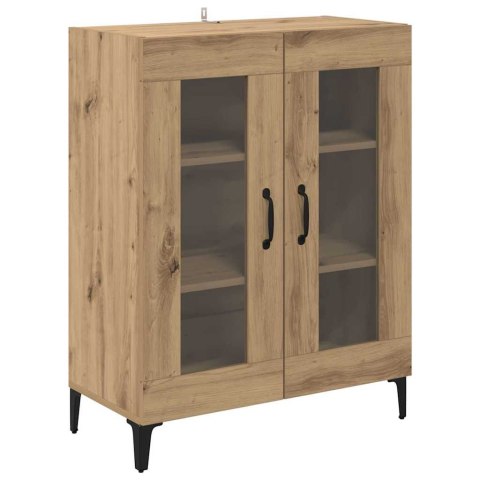 VidaXL Highboard Remeselný dub 69,5 x 34 x 180 cm Kompozitné drevo