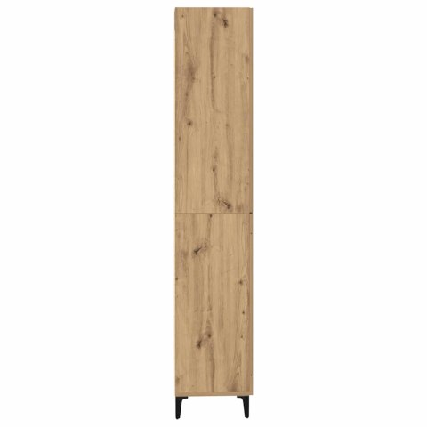 VidaXL Highboard Remeselný dub 69,5 x 34 x 180 cm Kompozitné drevo