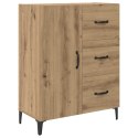 VidaXL Highboard Remeselný dub 69,5 x 34 x 180 cm Kompozitné drevo