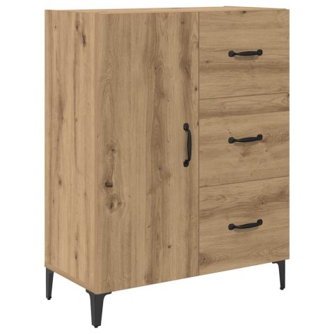 VidaXL Highboard Remeselný dub 69,5 x 34 x 180 cm Kompozitné drevo
