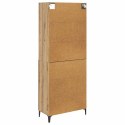 VidaXL Highboard Remeselný dub 69,5 x 34 x 180 cm Kompozitné drevo