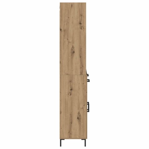 VidaXL Highboard Remeselný dub 69,5 x 34 x 180 cm Kompozitné drevo