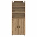 VidaXL Highboard Remeselný dub 69,5 x 34 x 180 cm